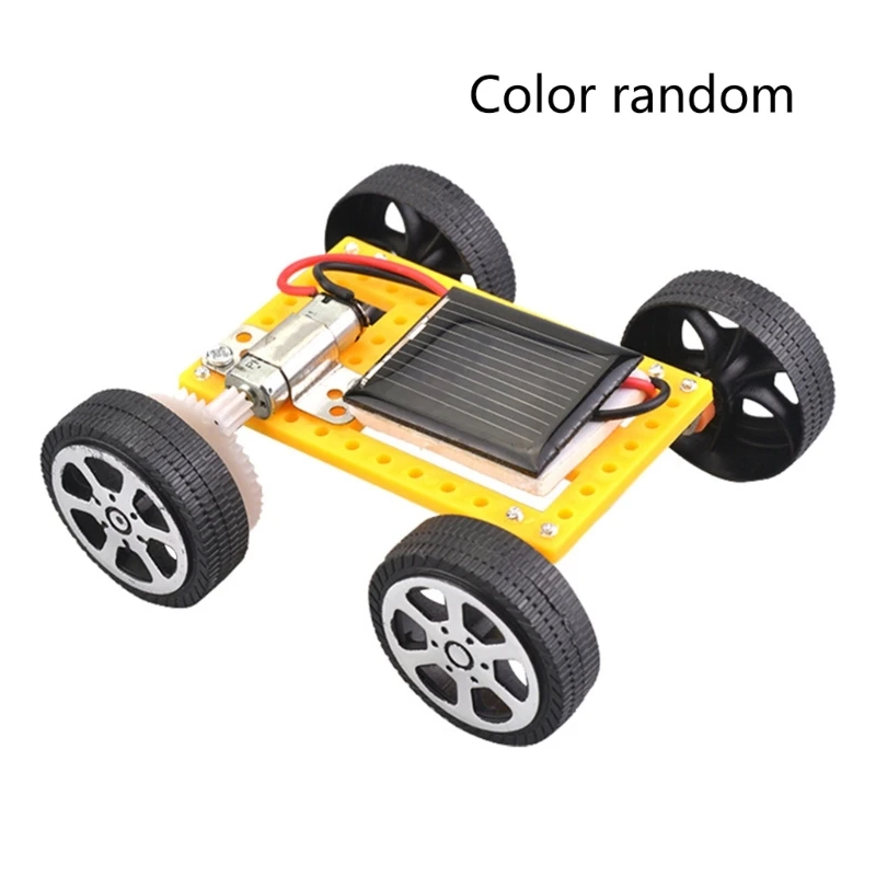 Mini Solar-Powered Car Gadget Small Solar Power Toy Car Educational Solar Powered Toy Kids Scientific Experiment Toy