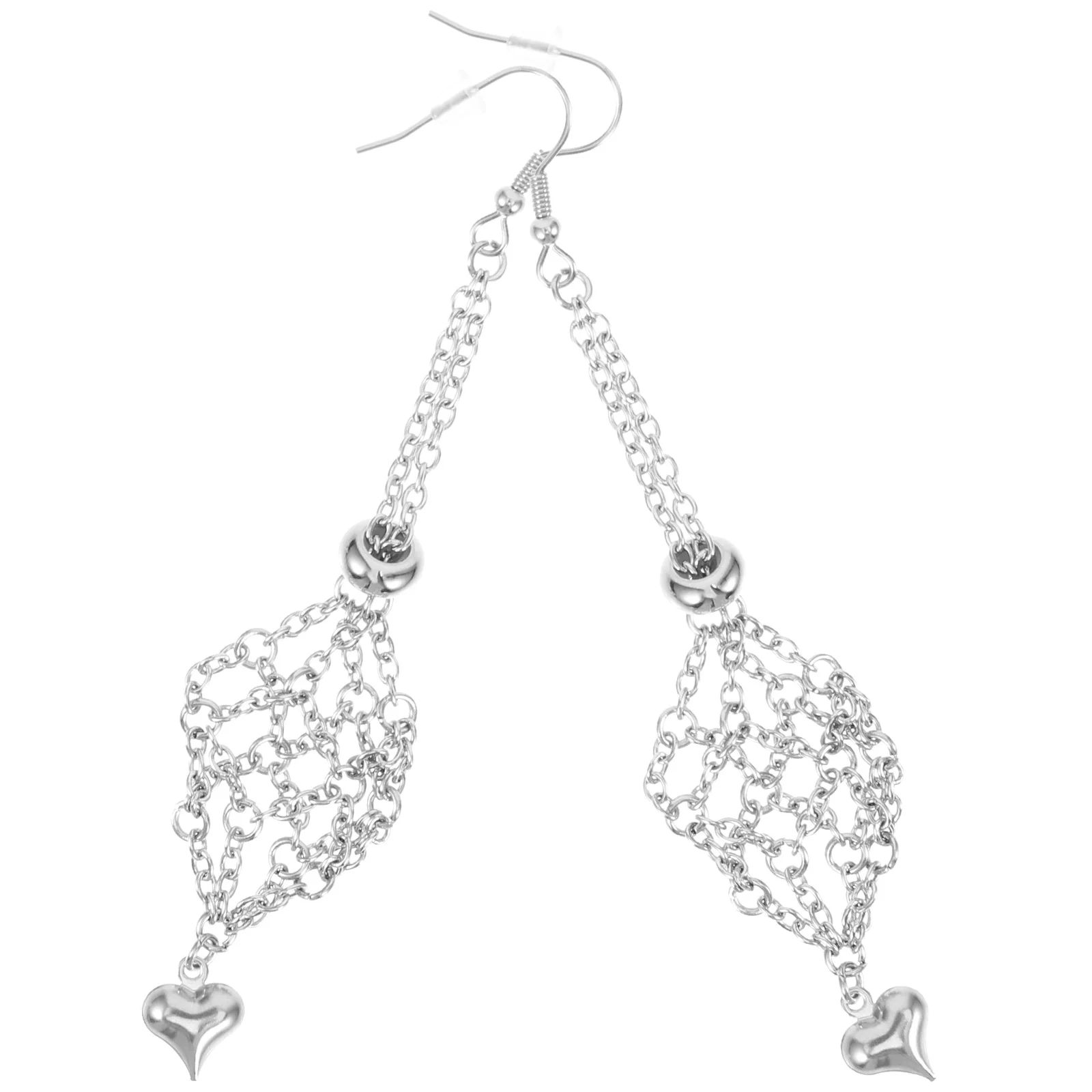 

1 Pair Amethyst Crystal Holder Earring Cage Stone Diy Supplies Empty Pendant For Earring Making Replacement Cord Earpiece Design