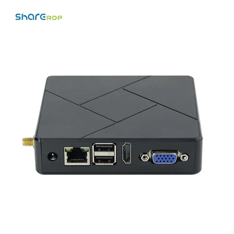 Cheap Cloud Computer Mini PC Host Quad Cores ARM A53 1920*1080 VGA HD 5USB Audio NUC Mini PC Thin Client