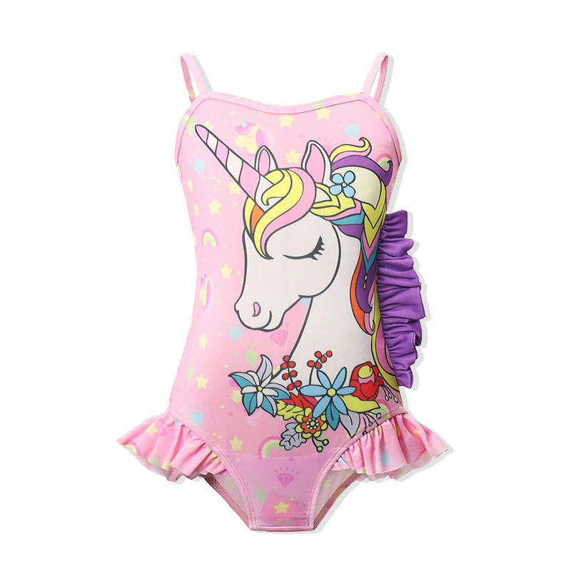 

2024 Girls Summer Swimsuit Cute Swimming Outfit Elsa Anna Swimsuit Baby Girls Bathing Suit Kids Princess Swimwears 2-10 Years