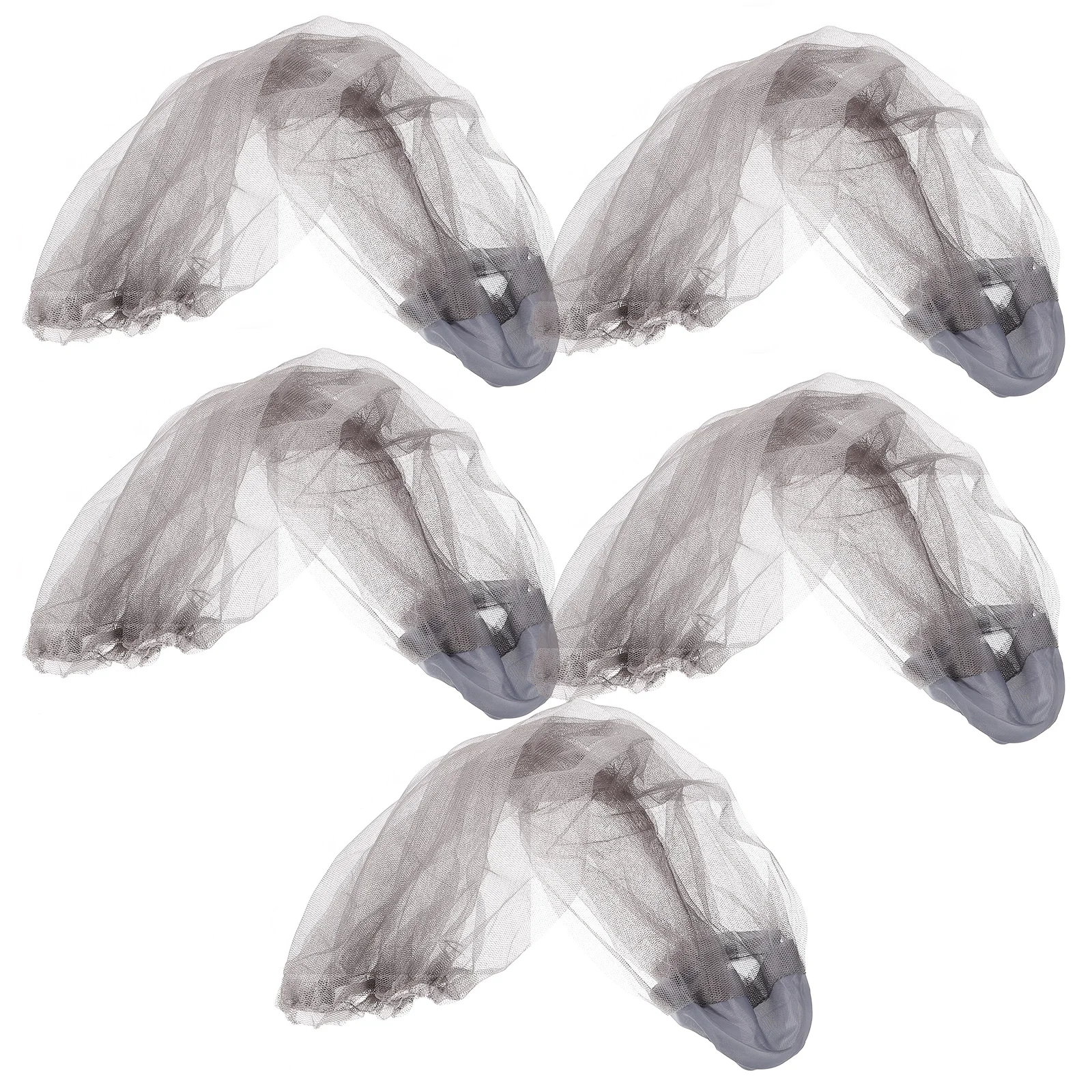 

5Pcs Professional Mosquito Hat Nets Outdoor Supply Portable Mesh Head Netting Bug Net for Head Mosquito Net Hat