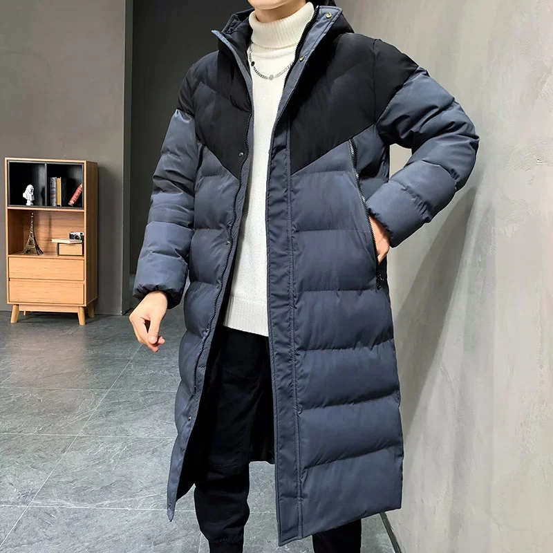 ยี่ห้อยาว Parkas ผู้ชายผู้หญิงฤดูหนาว Outwear แฟชั่นยาว Thicken Parka เสื้อแจ็คเก็ตผู้ชายฤดูหนาว Windbreaker เสื้อฝ้ายชายเสื้อผ้า