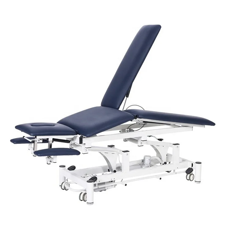 

JQ-EL06 Split-leg Electric Treatment Table Physiotherapy Treatment Bed for Clinic Contour Adjustment Medical Spa Bed