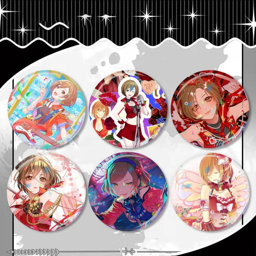 

Virtual Idols MEIKO Laser Badge Applicable For Backpack Clothes Hats Decor Creative Accessories
