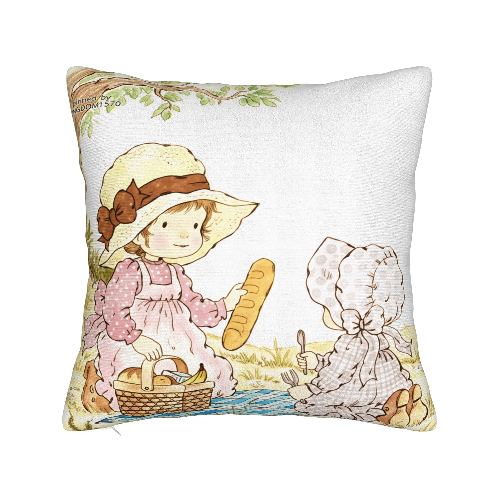 Pillow Cover Art Sarah Kay Swing Girl  Fashion Pillow Case For Sofa Home Decoration Pillowcases