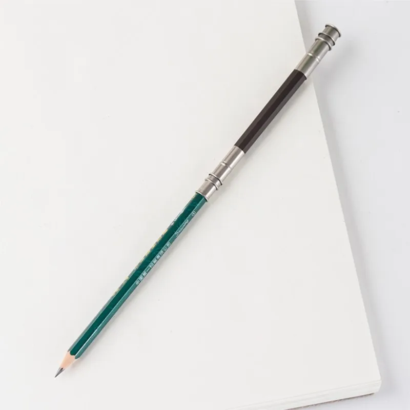 

2PCS New Adjustable Dual Head Pencil Extender Holder Sketch Art Write Tool School Office Supplies