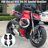 For DUCATI Streetfighter V4 V4S V2 2018-2023 Upper Lower Winglets Carbon Fiber Air Deflector Fairing Motorcycle Side Fixed Wing