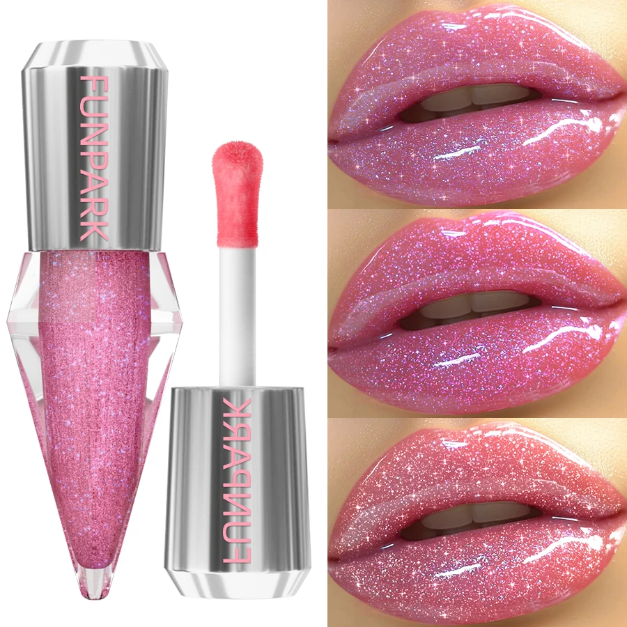 Brillo de labios hidratante de 8 colores, brillo brillante, aceite de labios de larga duración, cuidado de los labios, regalos de maquillaje coreano, labios rellenos rosas