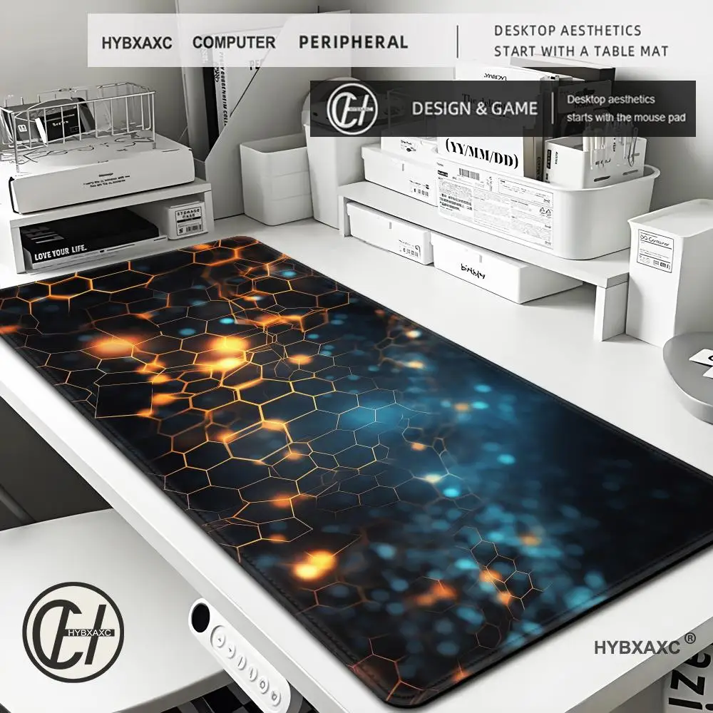 

Polygons Mouse Pad Large Computer Office Game Table Mats XXL Rubber Anti-slip Gaming Keyboard Mousepads Long Desk Pads