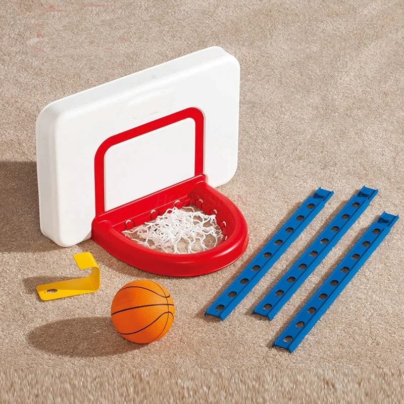 Rack de basquete suspenso, brinquedos para bebês, tiro interno infantil, montado na parede doméstico, ajustável