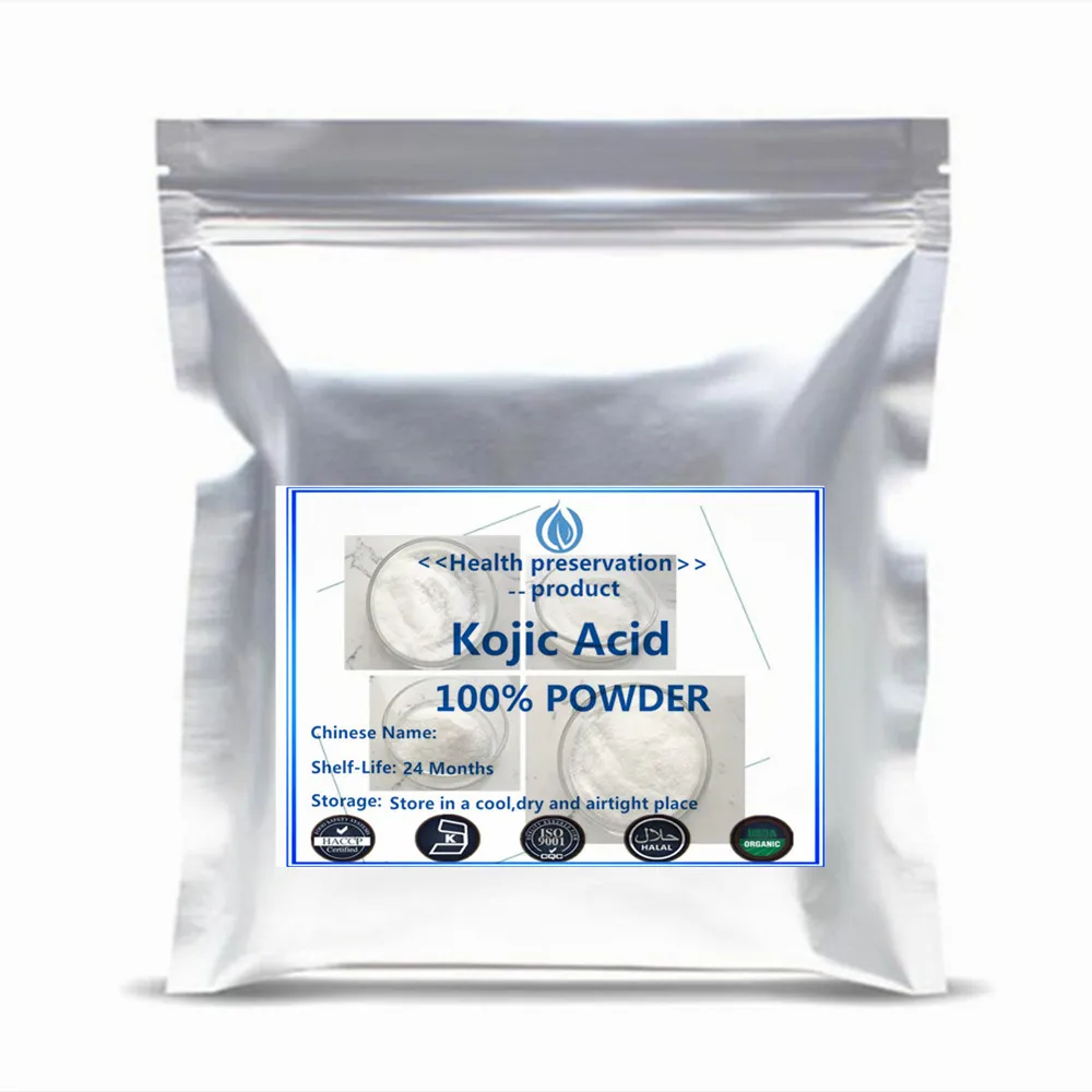

Kojic Acid Powder for Skin Care & Cosmetics: Reduces Pigmentation, Inhibits Melanin, Fades Spots – Suitable for Men and Women