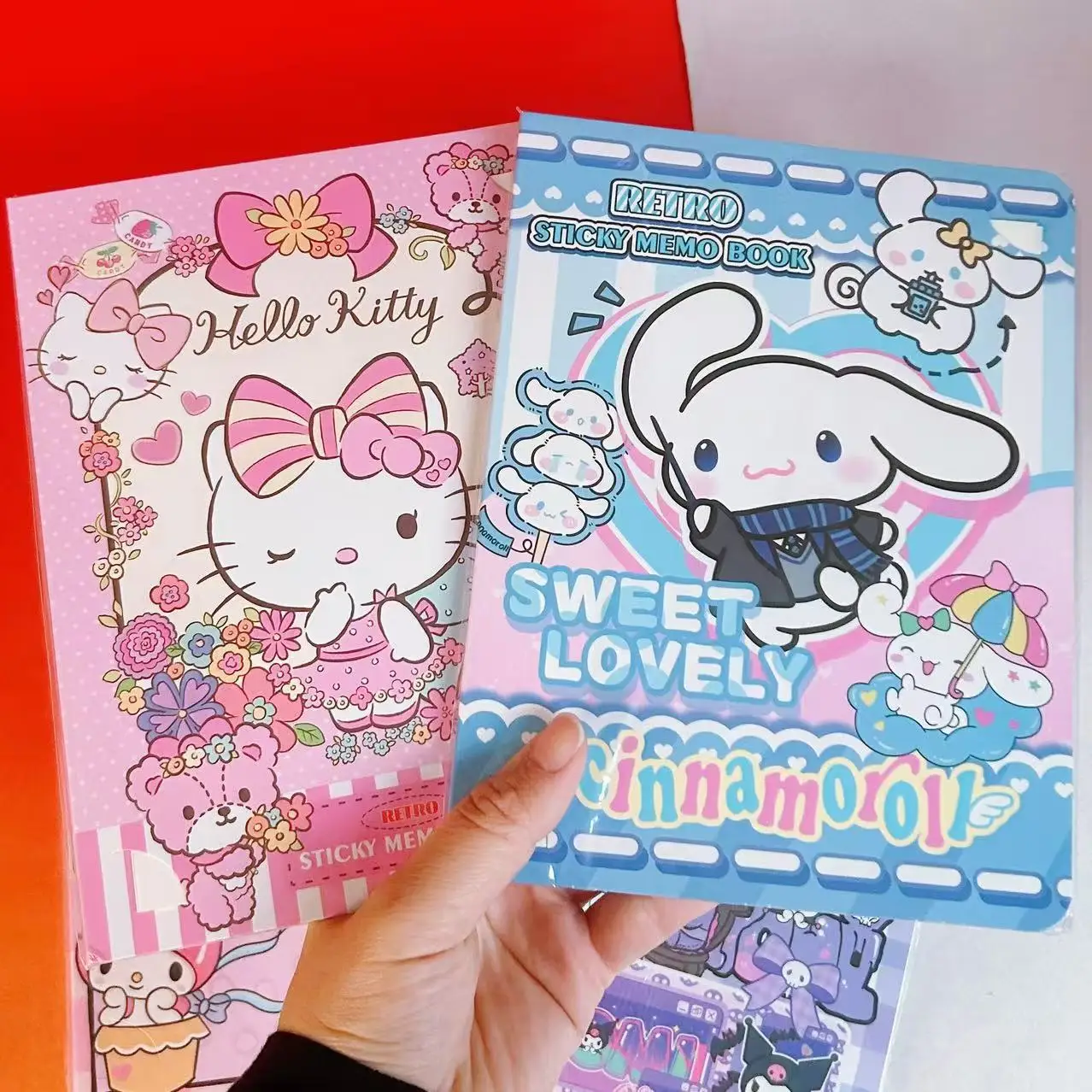 1pcs for Kuromi Pet Convenience Manga Cute Sticker Combination High Beauty Cat N Times Convenience Sticker Student Message Post