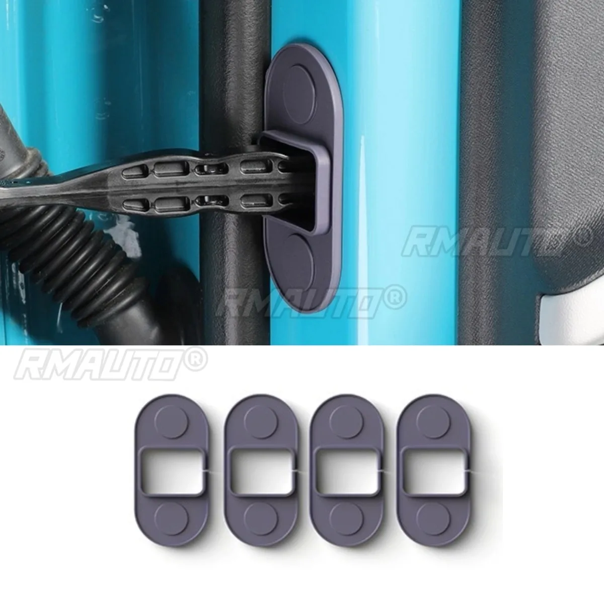 Car Door Lock Buckle Cover Stopper Protection Limiter Rust Prevention Body Kit For Xiaomi SU7 Car Accessories Exterior Part