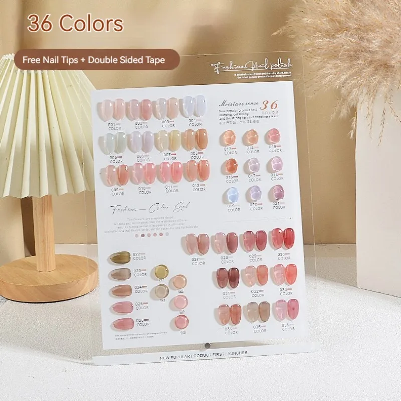 New Nail Color Display Board False Nail Tips Display Stand Acrylic Gel Polish Rack Colors Showing Shelf Manicure Tools