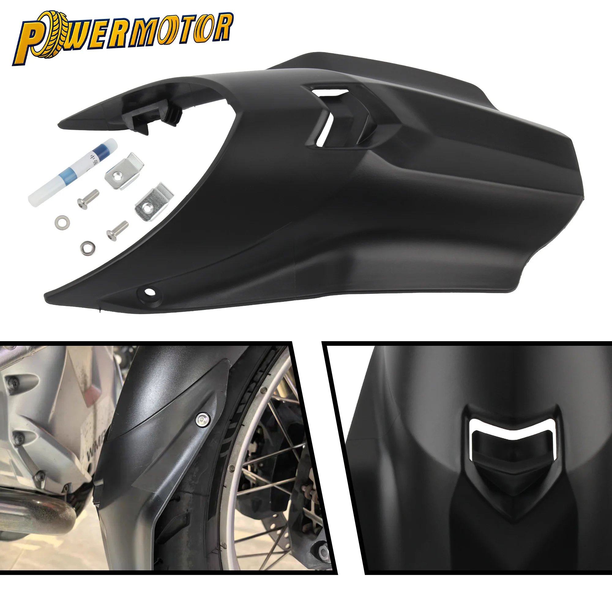 

For BMW R1200GS R1250GS ADV 2014-2023 Motorcycle Front Fender Wheel Extension Splash Guard R1200 R1250 GS LC Motorbike Mudguard