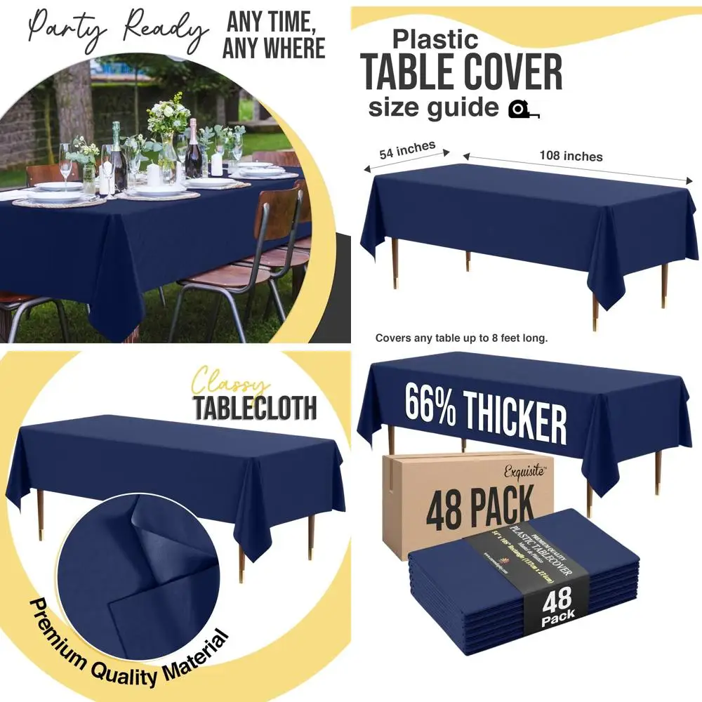 Thick Navy Blue Pla…