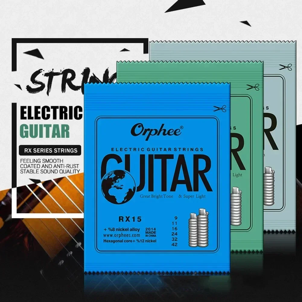 Musical Instruments Full-Size Light Medium Orphee 9-42/10-46/11-50 Gauges Electric Guitar Strings Strings 2021 Best High Quality