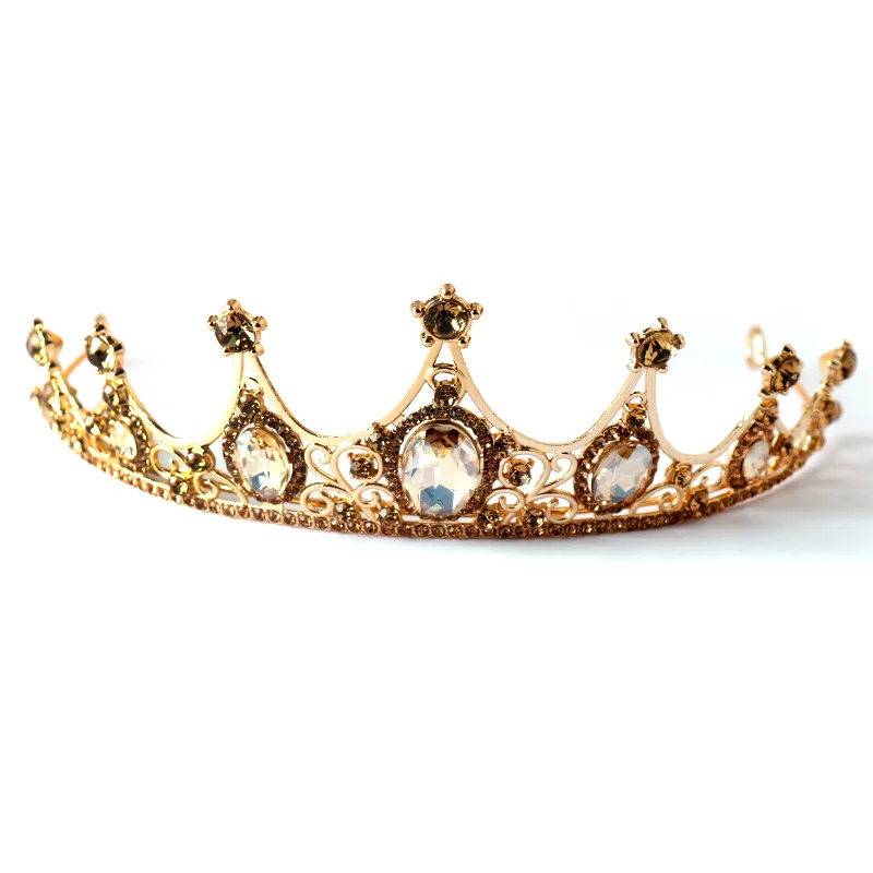 Diademi di cristallo barocco corvi accessori per capelli corona di pietre preziose diadema per le donne gioielli da sposa per capelli da sposa