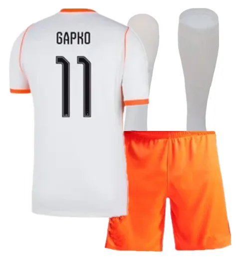 NIEUW! Hotselling thuis- en uittenue Nederlands kinderkit 2026/27 Holland oranje shirt op maat geschilderd