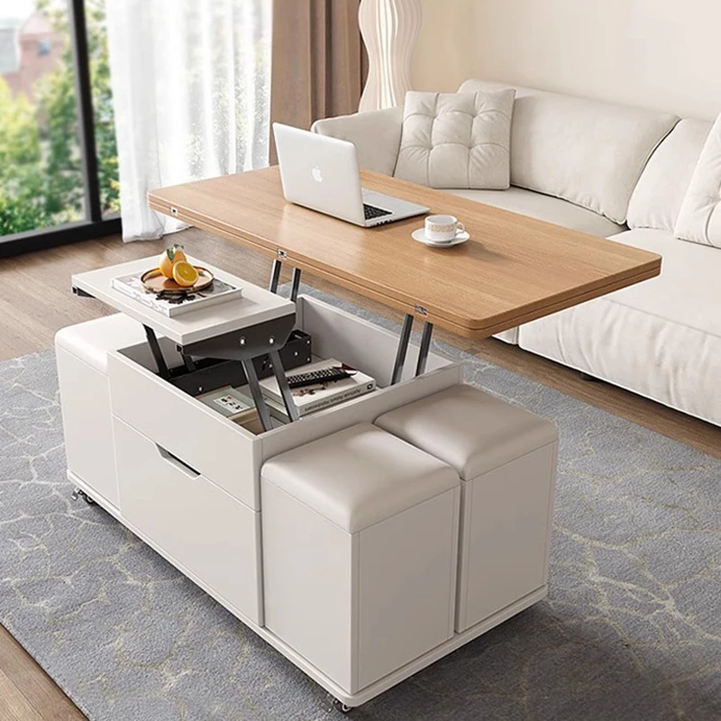 

Lift Top Storage Coffee Table Rectangle Multi Function Minimalist Nordic Table Kawaii Floor Mesas De Centro Para Sala Furniture