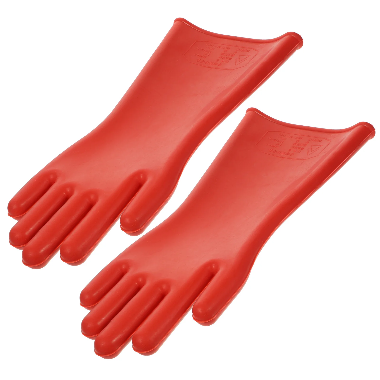 

1Pair Insulating Gloves for Workers Heavy Duty High Voltage Resistance Rubber Electrical Gloves Lightweight Comfortable Industry