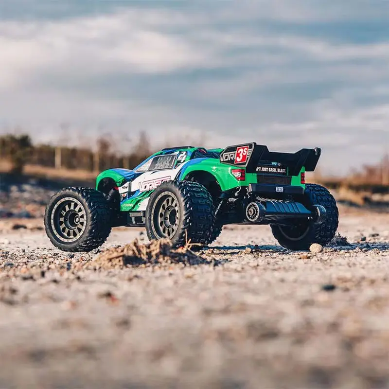 Arrma V3 T2 Votex Vorteks 1:10 Simulação 2.4G Controle Remoto em escala completa com tração nas quatro rodas Modelo de caminhão dublê off-road de alta velocidade