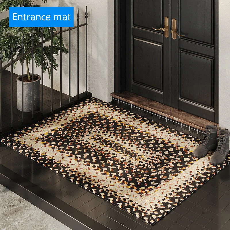 

Entrance door floor mat，Home decoration，Rectangular carpet，Bedroom Bathroom Living Room，Large size，Non-slip absorbent，Foot pad