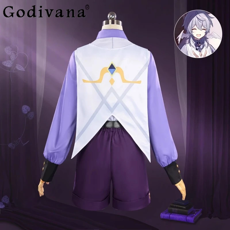 مجموعة ملابس نسائية قصيرة من Railway Cos زي تنكري للعبة الرسوم المتحركة يناسب قميص نسائي بأكمام طويلة وملابس قصيرة للطلاب