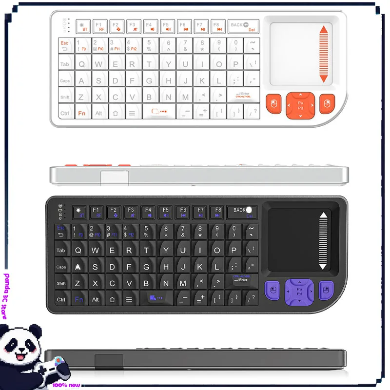 K809 Mini Keyboard 2.4G Wireless Bluetooth Portable Touch Keyboard Mouse 2-in-1 for Windows Linux MacOS Android iOS HarmonyOS