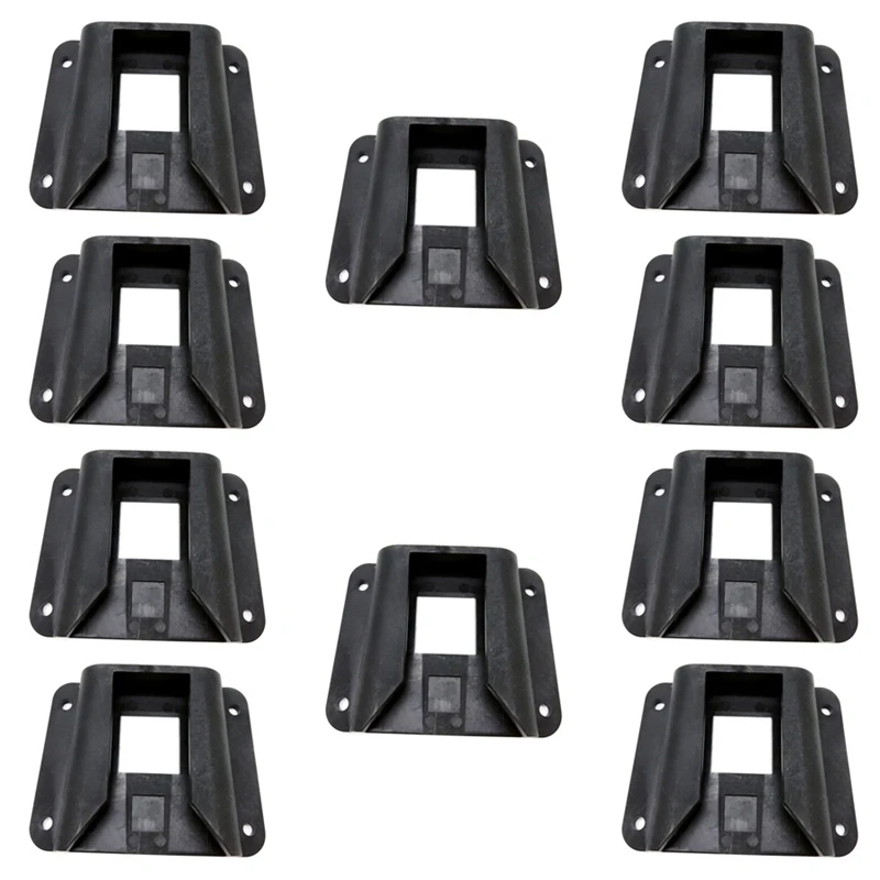 

10X Bicycle Carrier Block Adapter For Brompton Folding Bike Bag Rack Holder ABS Front Carrier Block Mounting