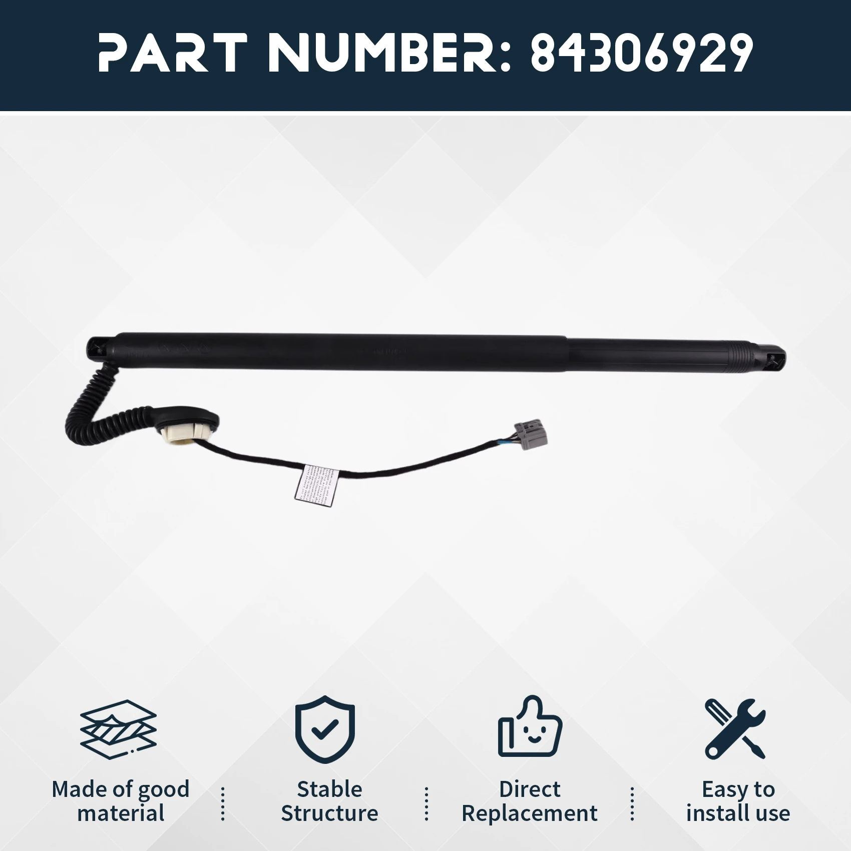 AT92-For Cadillac Escalade 6.2L 2015-2019 Electric Tailgate Lift Struts Left Side 84306929