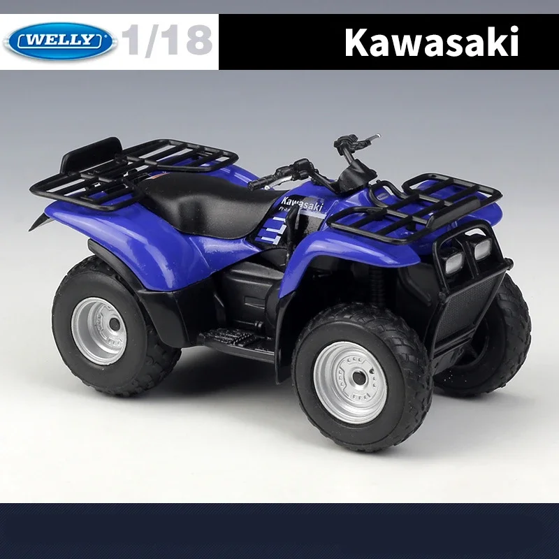 

Модель мотоцикла Welly 1:18 2002 Kawasaki прерий 400 из сплава, модель высокой модельки из литая металла, Коллекционная модель мотоцикла, подарки для детей