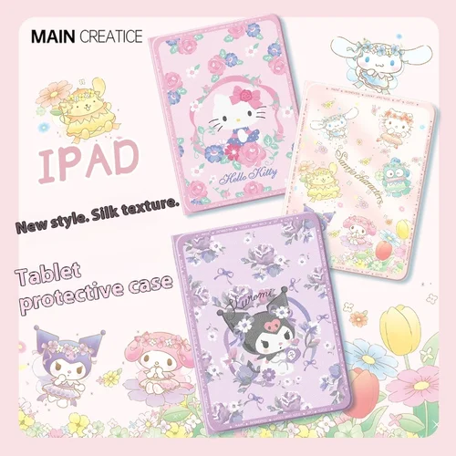 Imagen 2 del producto Kuromi Hello Kitty para iPad Funda ipad 9/10/11 A16 11 pulgadas Funda protectora Air3 4 5 10,9 pulgadas M2 M3 Pro4 5 6 M4 13 pulgadas Funda para tableta