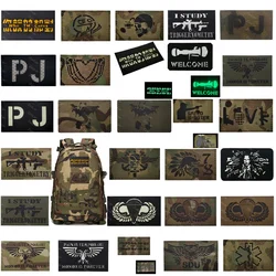 Insignia táctica militar luminosa, parches de mochila, brazalete de paracaídas, láser P J, corte infrarrojo, reflexión IR, nuevo