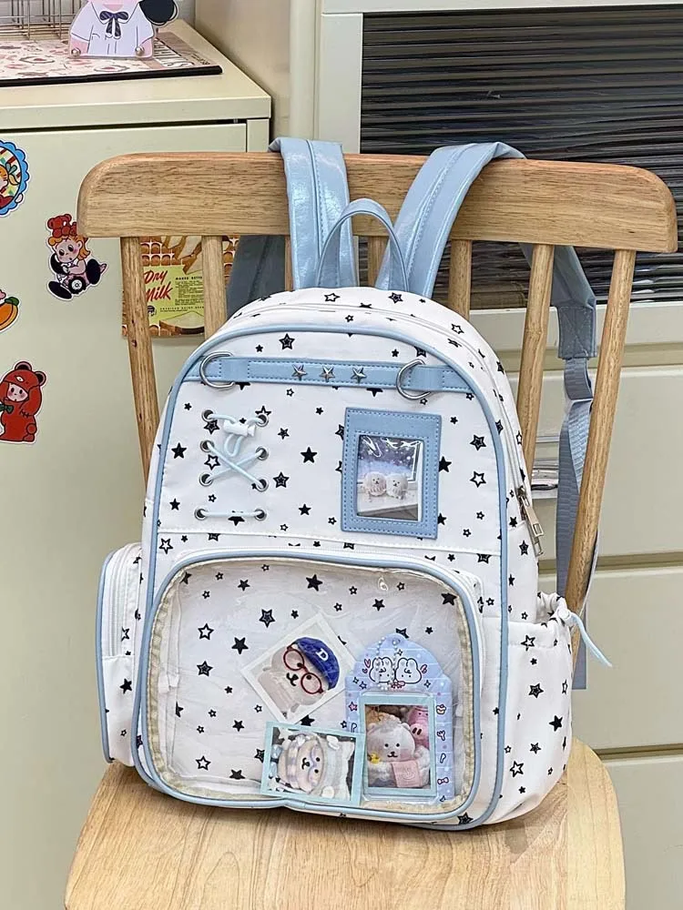 Kawaii Starry Harajuku Pastel Ita Backpack