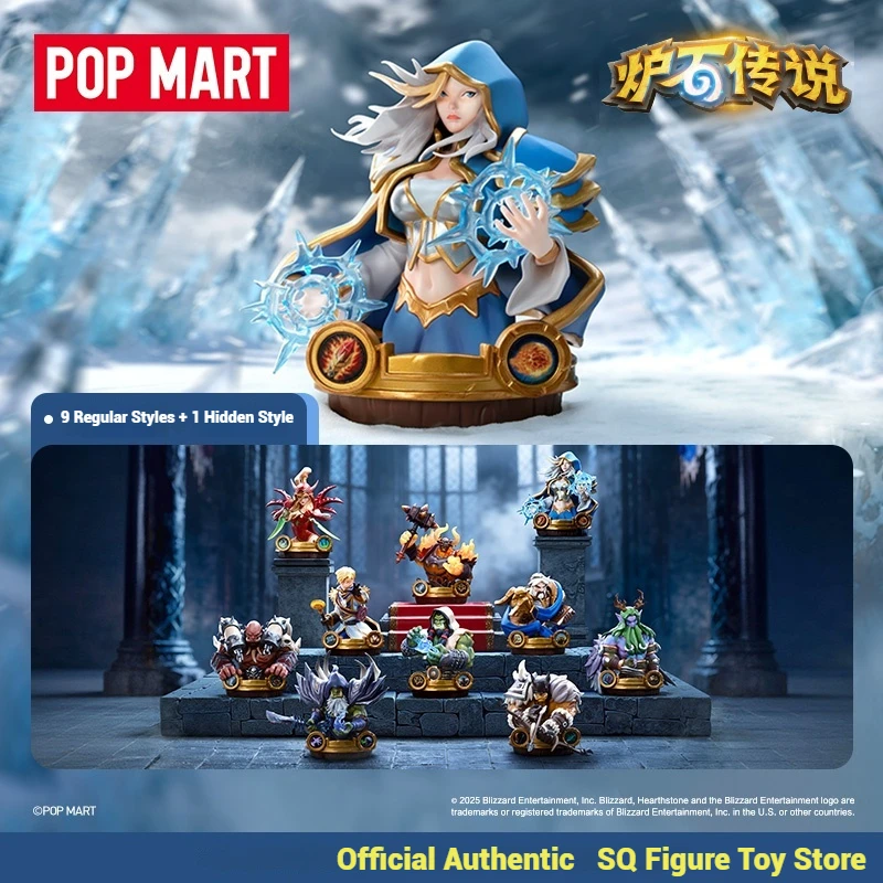 

Новый POPMART HearthStone: Heroes of Warcraft Tavern Legend Series, модель слепых коробки, украшение для рабочего стола, игрушка, игровая периферия, подарок