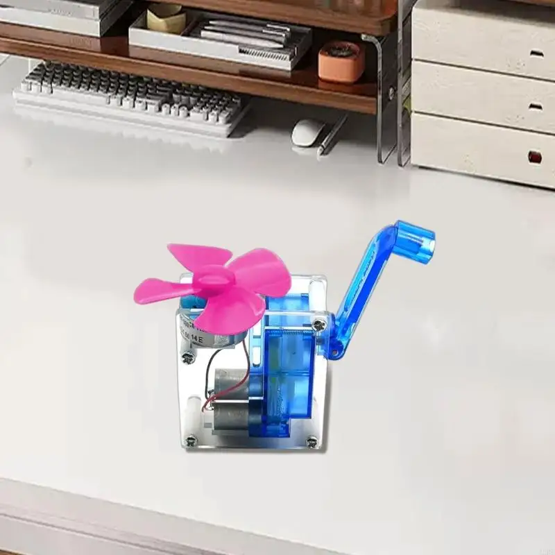 Mini Hand Generator DIY Домашний генератор вентилятор Generator Generator Experiment A2BB