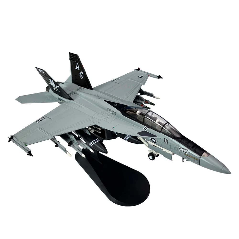 1/72 US Army F/A-18F F-18 Super Hornet F18 Shipborne Fighter selesai Diecast logam pesawat militer Model koleksi mainan atau hadiah