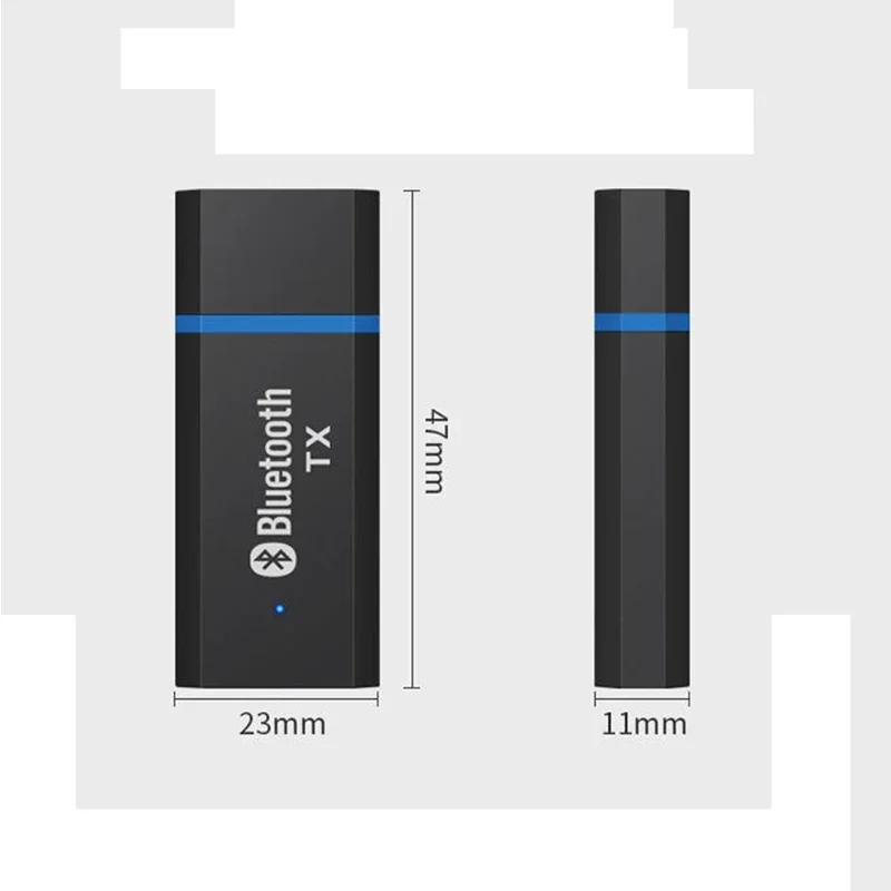 USB Wireless Bluetooth 5.0 Transmitter Adapter Aux 3.5mm Jack For TV computer Music Audio transmitter