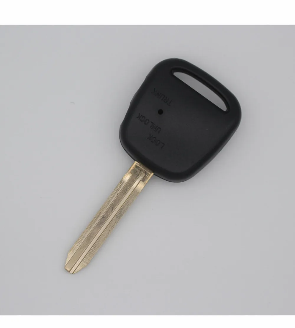 500PCS Uncut Key Blade Car Transponder Key Shell For Toyota Fit Lexus No Chip Case Replacement TOY43