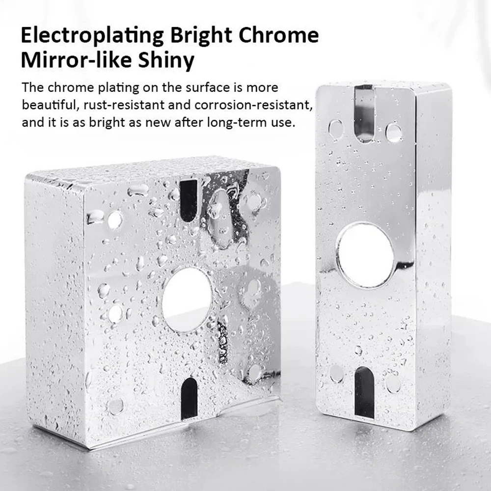 Metal 70/86 Type Surface Wall Mounted Socket Switch Bottom Wiring Box General Junction Box for Access Control Entry Exit Button