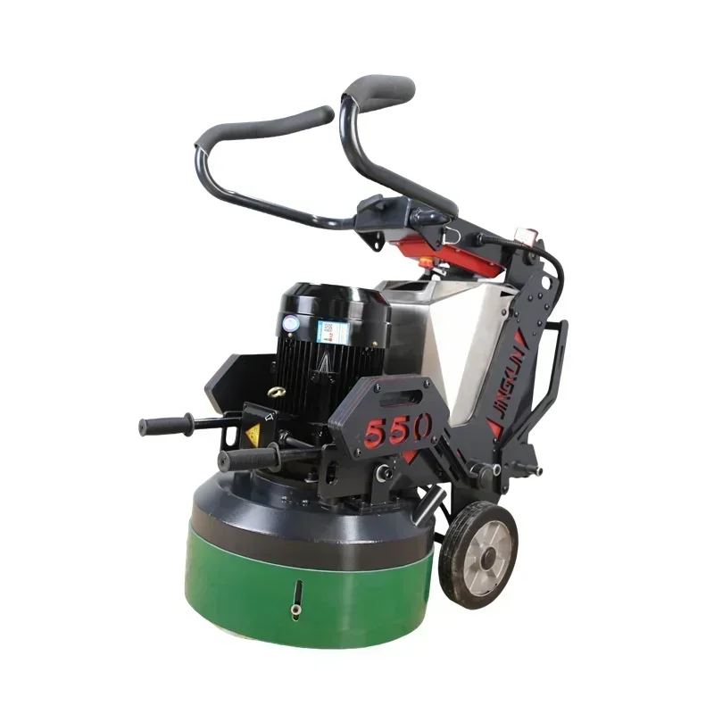 

Dust-Free Concrete Surface Grinding Machine | Handheld 3 Heads Floor Grinder with Discs