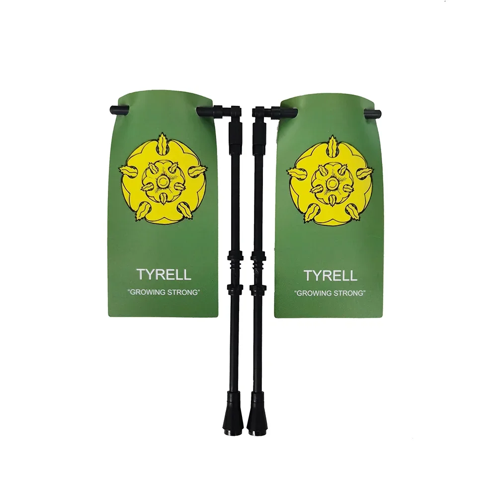 Mittelalterliche Burg Ritter Legion Flagge Baustein Militärfigur Kreuzfahrer Flaggen Gondor Antikes Heiliges Romspielzeug