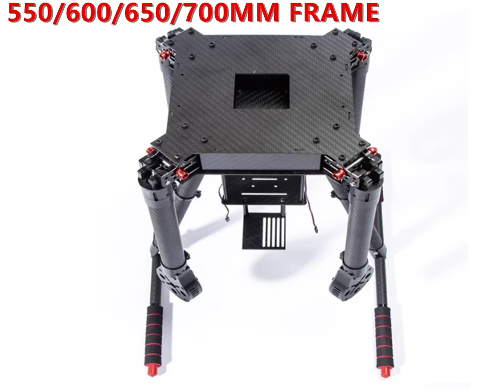 Nouveau cadre de quadrirotor pliable en Fiber de carbone, 550/600/650/700MM, avec train d'atterrissage, Drone complet 13 14 15 16 17 18 pouces