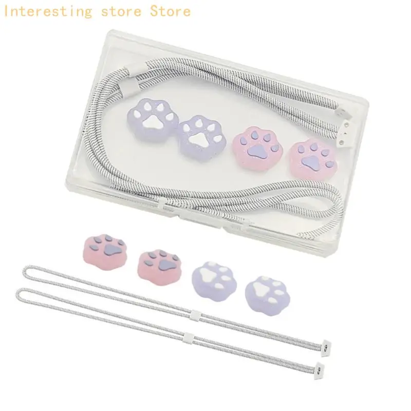 Werkzeugloses Handschlaufe- und Daumengriff-Set für Controller, sicheres Zubehörpaket für aktives Spielen und tägliche – Detail 4