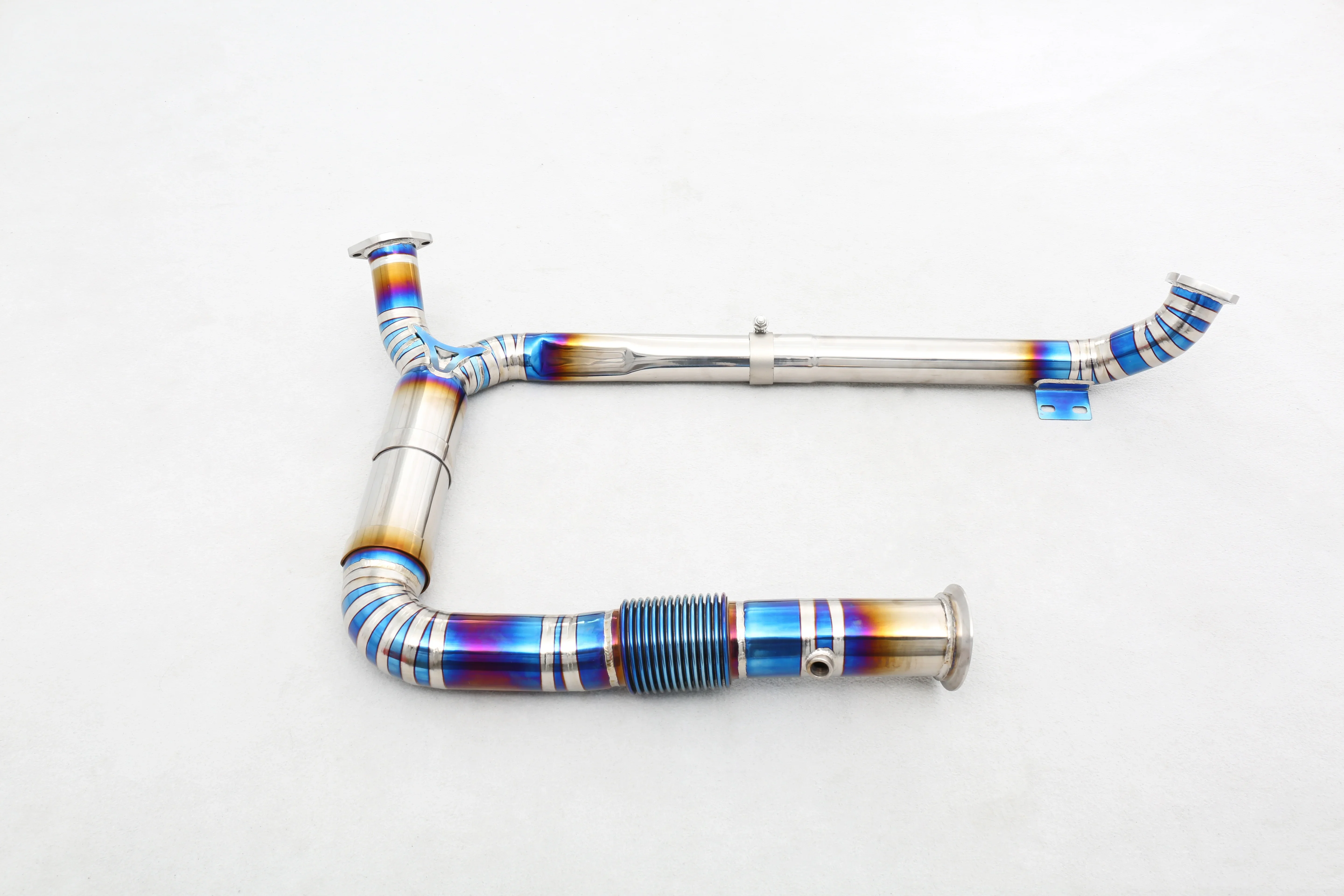 OEM Custom Titanium Catless Decat Downpipe Perfect Fit for  /718 2.0T/2.5T Models