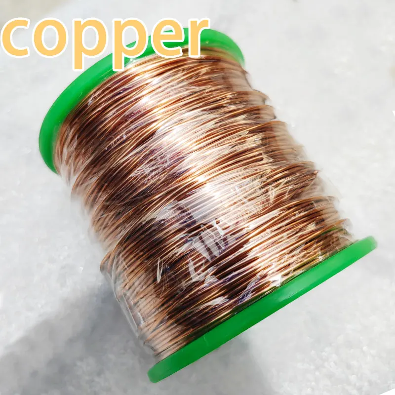 

500g/roll QA-1-155 2UEW 0.1-1.2mm Wire Enameled Copper Wire Magnetic Coil Winding High Temper Electromagnet Motor inductance DIY