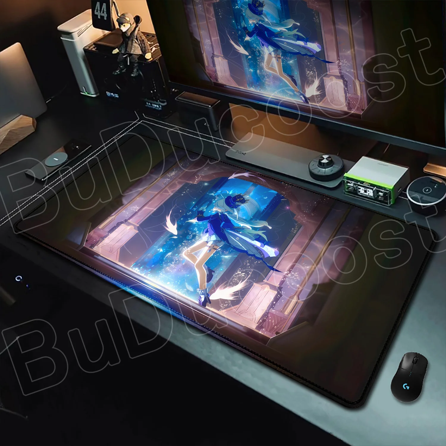 

Genshin Impact Original Camera HD Furina Mousepad Office PC Kawaii Anime Gaming Accessories Keyboard Mouse Pad Laptop Table Mats