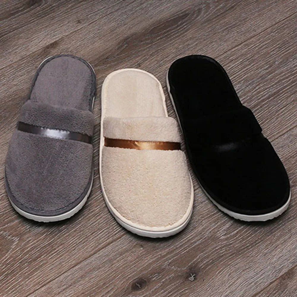 Disposable Slippers Men Business Travel Passenger Shoes Home Guest Slipper Hotel Beauty Club Washable Non-slip Shoes Slippers