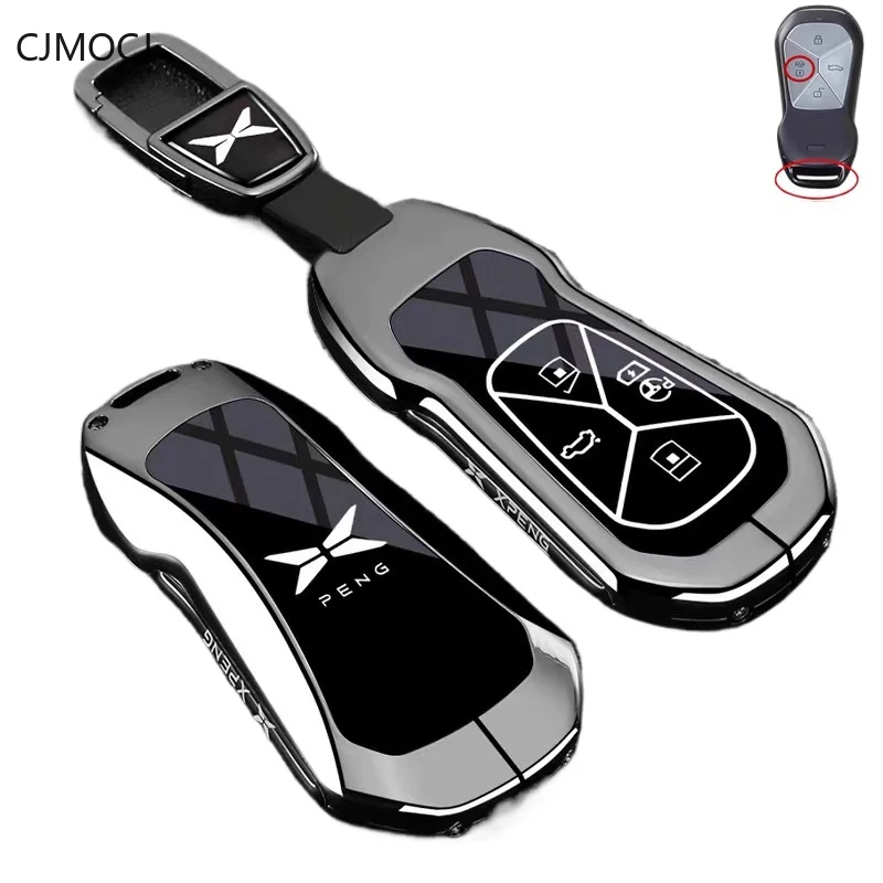 

Premium Zinc Alloy Key Cover Case for XPENG G9/G6/G7/P5/P7+/G3i/MONA M03 (2025) - Protective Key Fob Shell Keybag Keychain